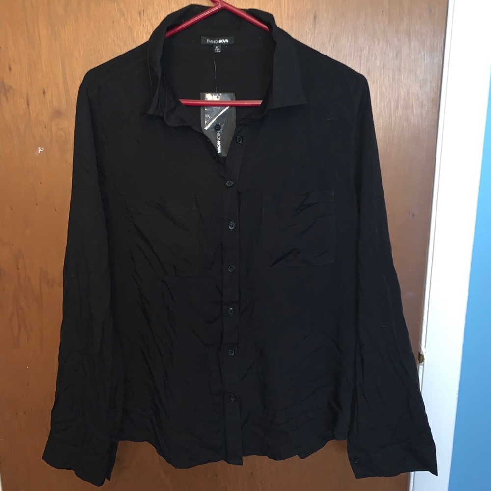 Fashion nova “You better work shirt”